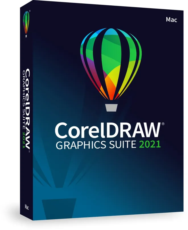 Grafický softvér CorelDRAW Graphics Suite 2021, Mac, SK/PL (BOX)