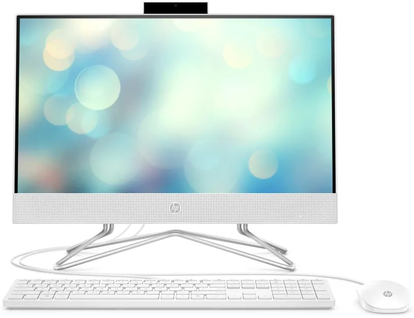 All In One PC HP 22-dd0051nc White, 21.5" 1920 x 1080, AMD Ryzen 3 3250U 3.5 GHz, AMD
