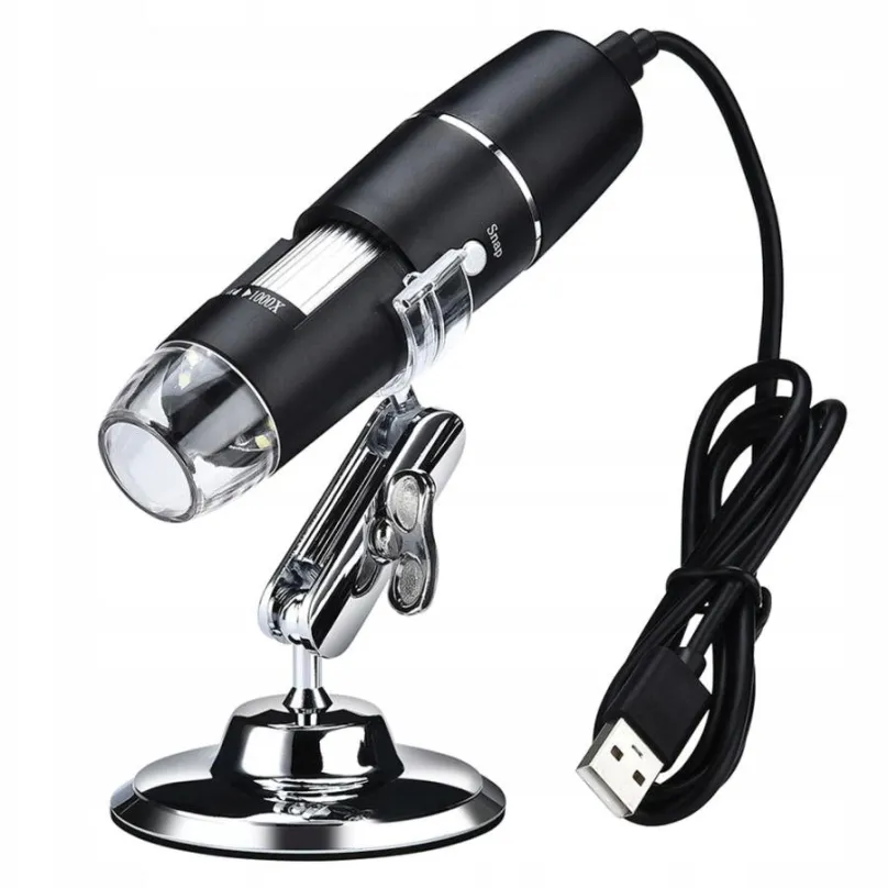Mikroskop Verk Digitálny mikroskop USB 8 LED SMD 1000x