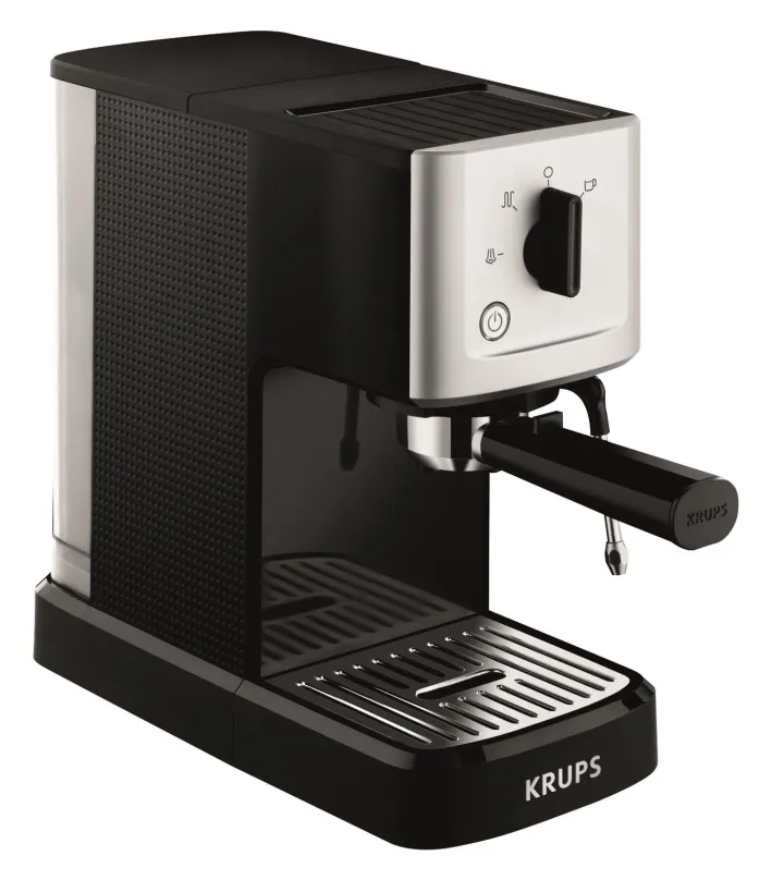Pákový kávovar KRUPS XP344010 Espresso Calvi Meca, do domácnosti, príkon 1460 W, tlak 15