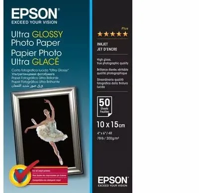 Fotopapier Epson Ultra Glossy Photo Paper - 10x15cm - 50 listov