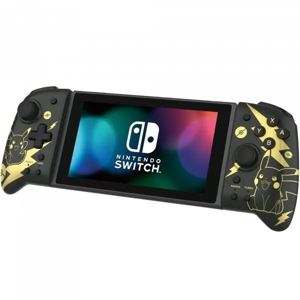 Gamepad Hori Split Pad Pro - Pikachu Black Gold - Nintendo Switch, pre Nintendo Switch, be