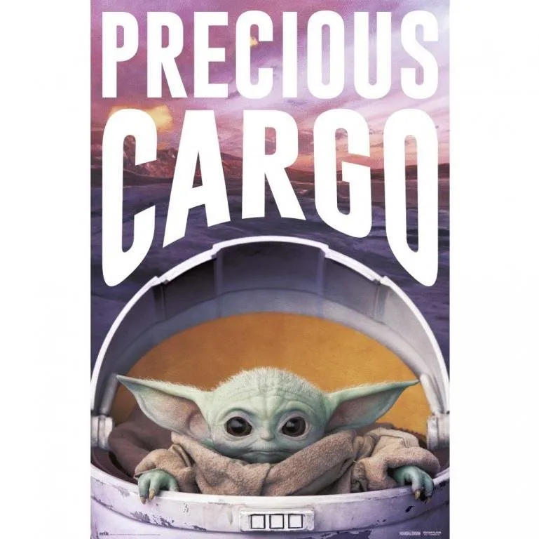 Plagát Star wars - Hviezdne vojny Tv Seriál The Mandalorian - Precious Cargo - plagát