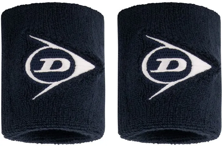 Potítko Dunlop Wristband 7 cm tm. modré, Dunlop s rozmermi 0,07 mx 75 mm bavlna 78 %, ny