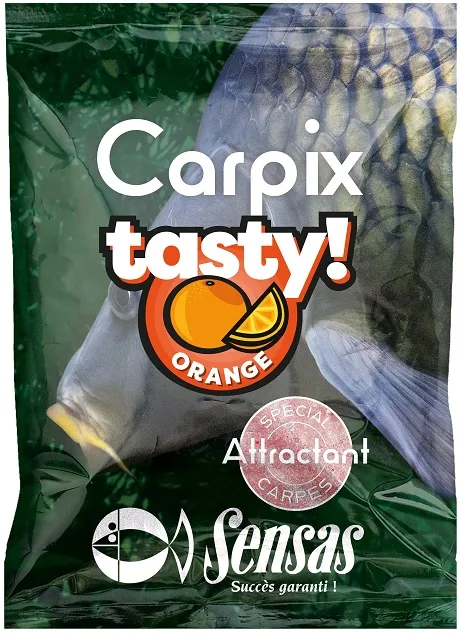 Sensas Posilňovač Powder Carp Tasty Orange (pomaranč) 300g