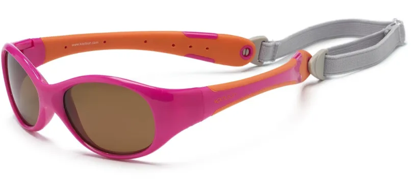 Slnečné okuliare Koolsun FLEX Ružová/ Oranžová 0m+