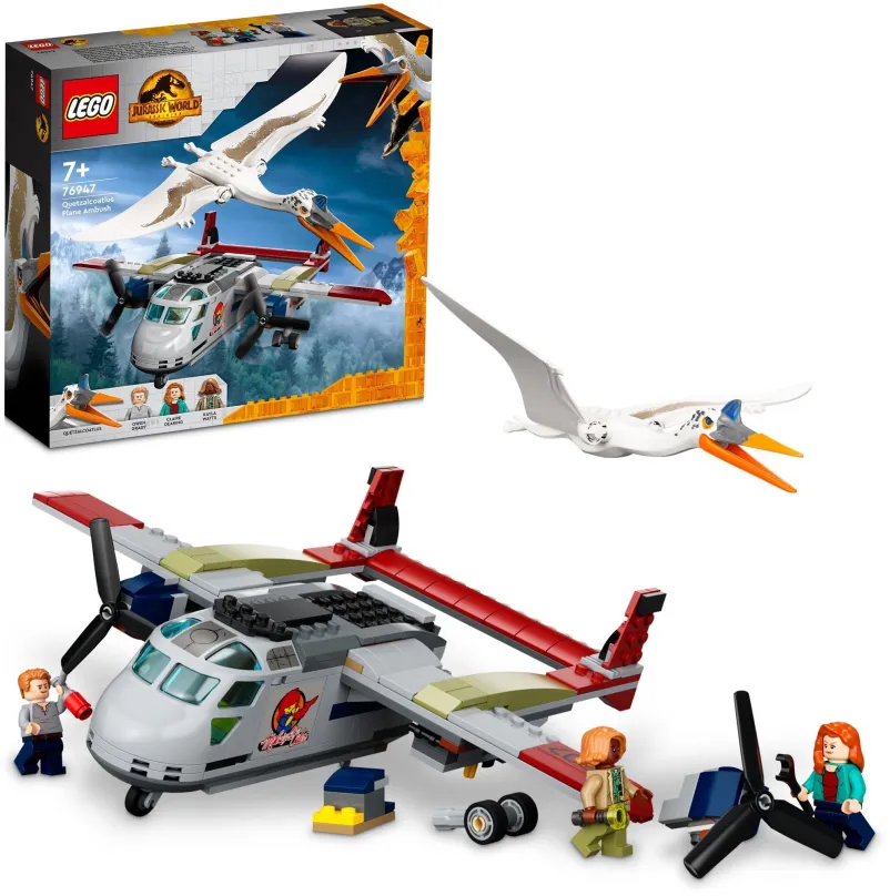 LEGO stavebnica LEGO® Jurassic World 76947 Quetzalcoatlus – prepadnutie lietadla