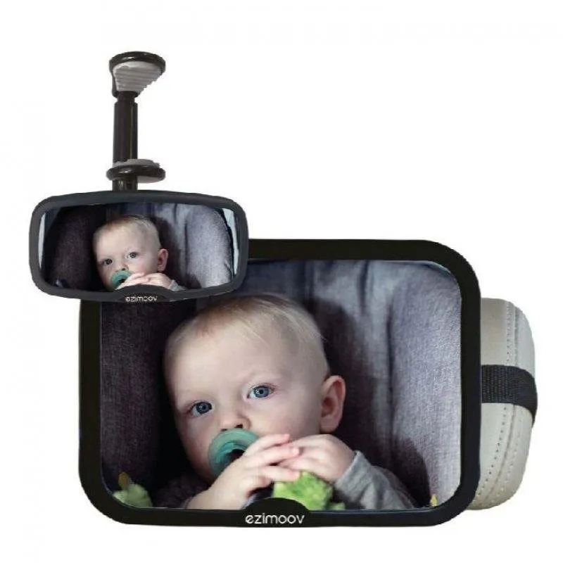 Zrkadlo do auta na bábätko EZIMOOV Ezi Mirror Pack