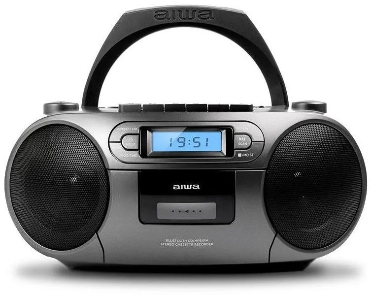 Rádio AIWA Boombox Rádiomagnetofón, CD, USB, Bluetooth - BBTC-550MG