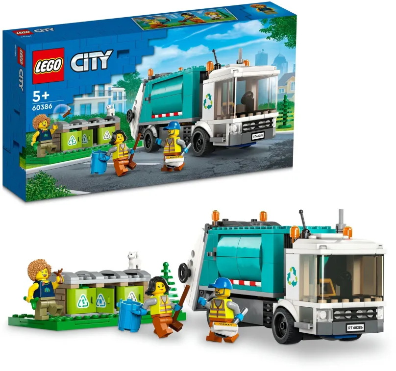 LEGO stavebnica LEGO® City 60386 Smetiarske vozidlo