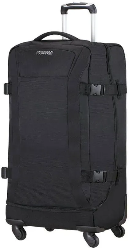 Cestovný kufor American Tourister Road Quest Spinner Duffle L Solid Black