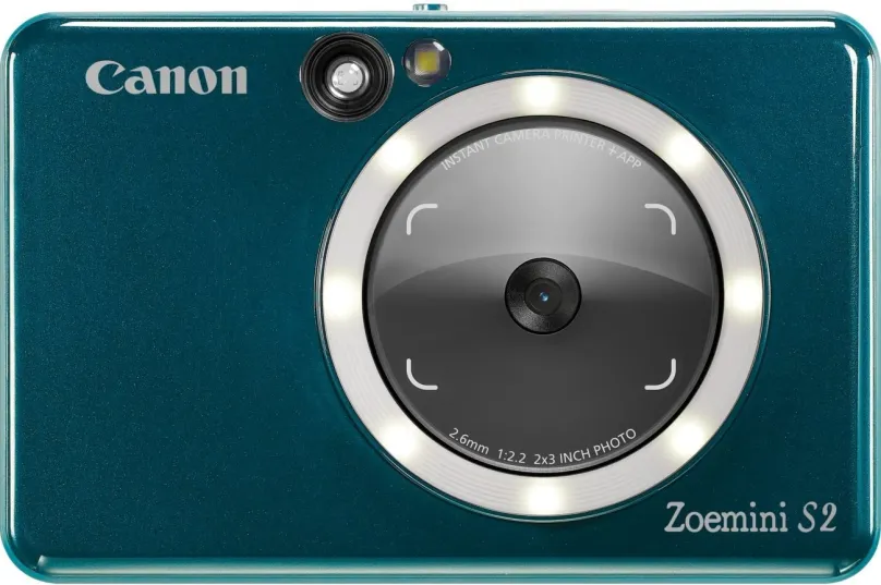 Instantný fotoaparát Canon Zoemini S2 modrozelená