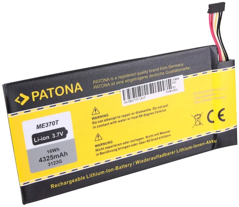 Batérie pre mobilný telefón Paton pre Asus Nexus 7 4325mAh 3.7V Li-Ion