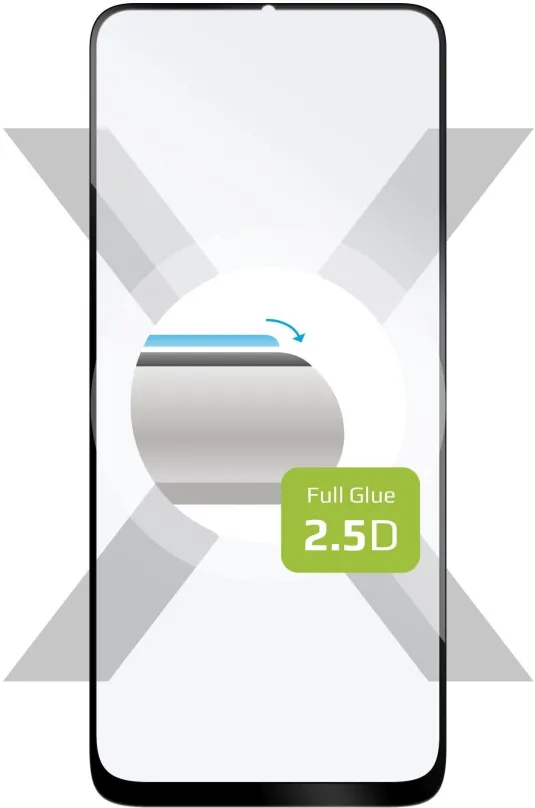 Ochranné sklo FIXED FullGlue-Cover pre Vivo Y52 5G čierne