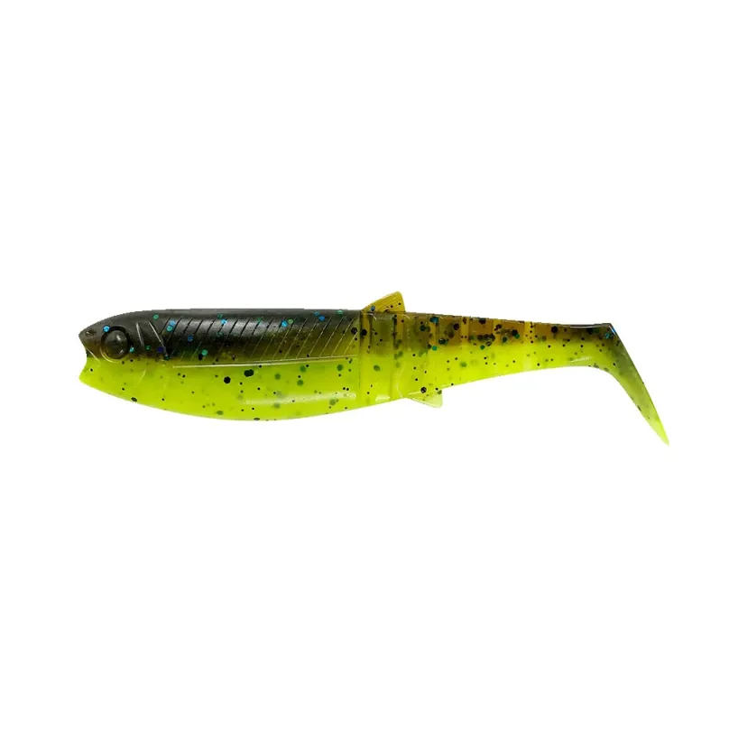 Savage Gear Gumová nástraha Cannibal Shad 6,8 cm 3g Chartreuse Pumpkin 5ks