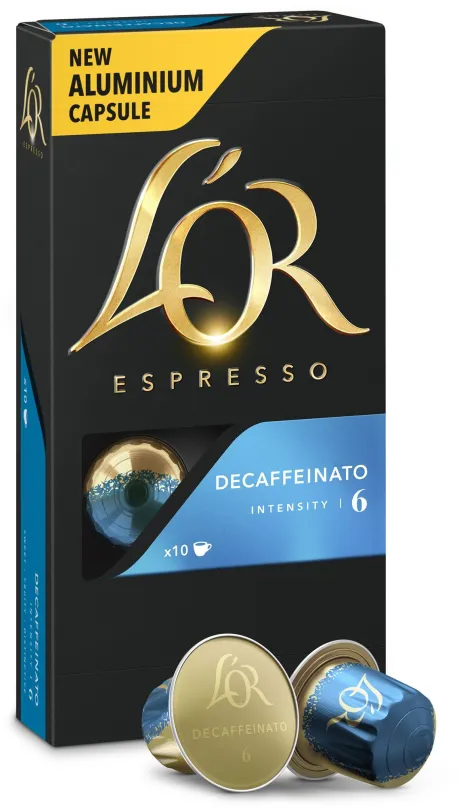 Kávové kapsule L'OR Espresso Decaffeinato 10ks hliníkových kapsúl