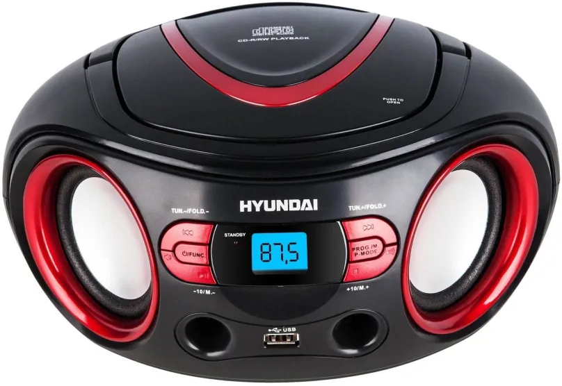 Rádio Hyundai TRC 533 AU3BR čierno-červený