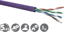 Inštalačný kábel Solarix CAT5E UTP LSOH Dca-s1, d2, a1 100m/box SXKD-5E-UTP-LSOH