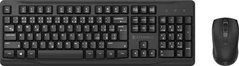Set klávesnice a myši Eternico Essential Wireless set KS4010 čierny - CZ/SK