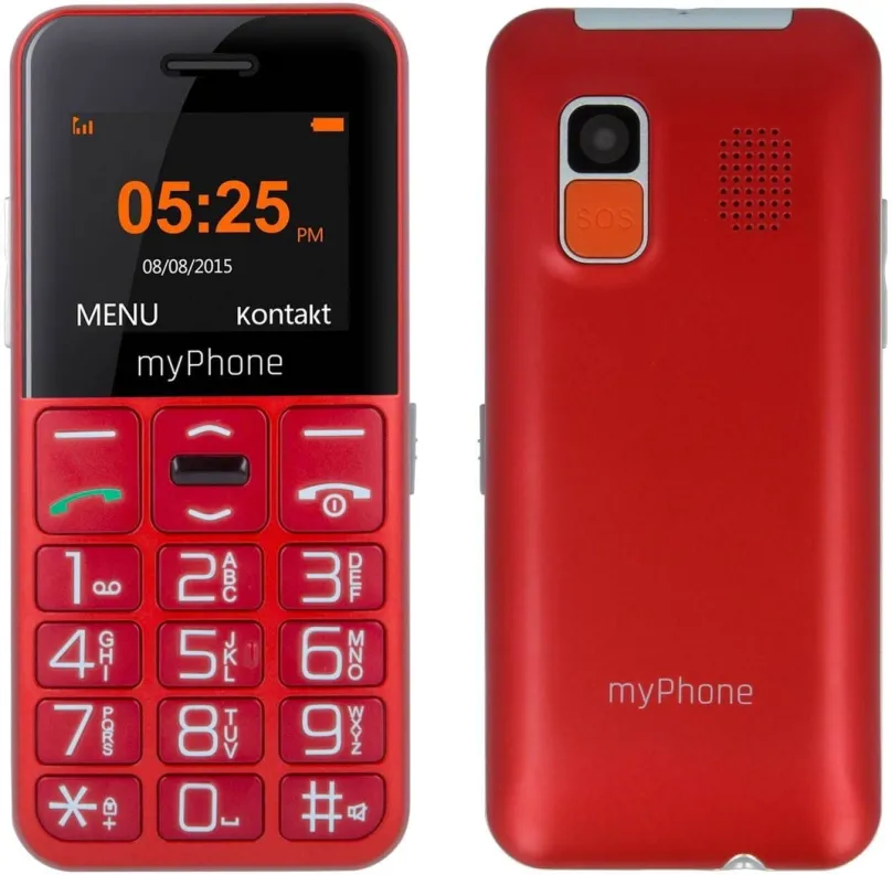 Mobilný telefón myPhone Halo Easy červený