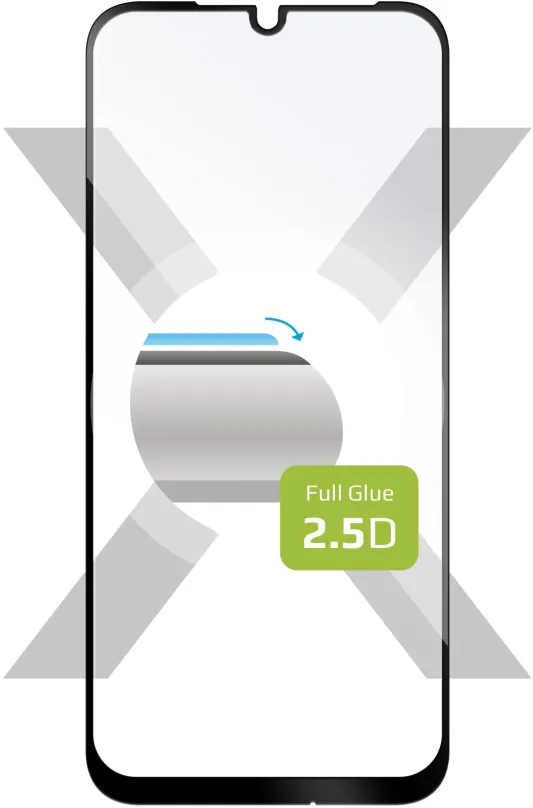 Ochranné sklo FIXED Full-Cover pre Xiaomi Redmi Note 7/7 LTE / 7 Pro čierne