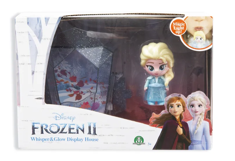 Frozen 2: display set svietiaca mini bábika - Elsa