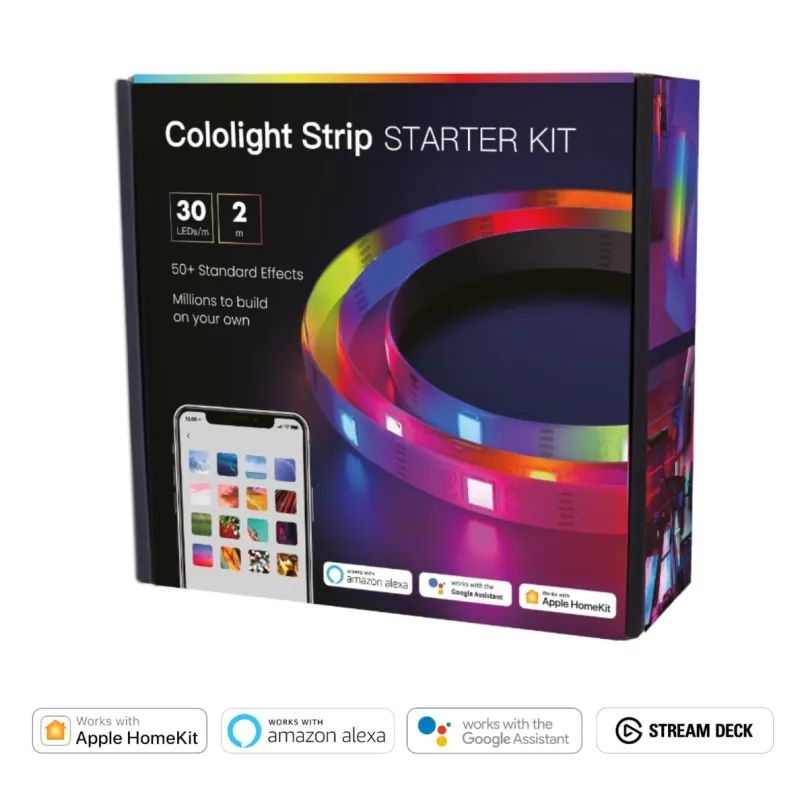 Cololight Strip Starter Kit - smart LED pásik, 30 LED/m, 2 m