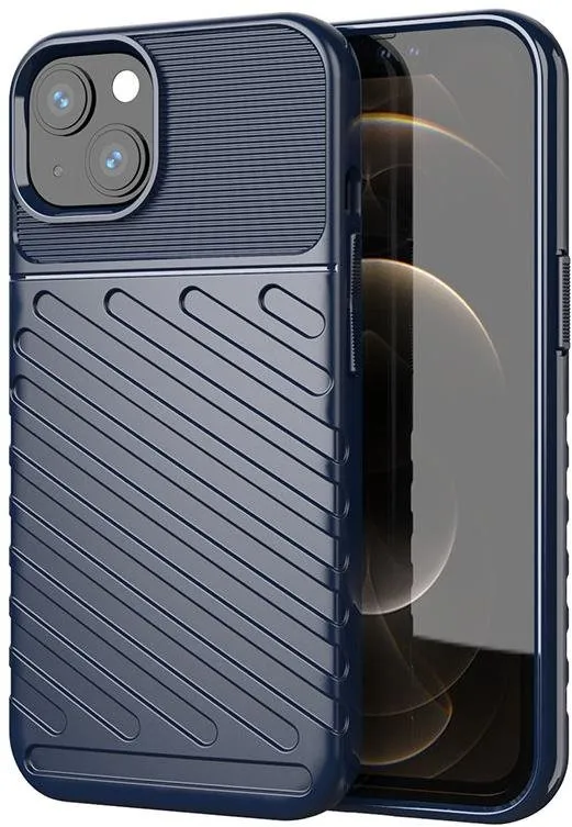 Kryt na mobil Thunder silikónový kryt na iPhone 13 mini, modrý