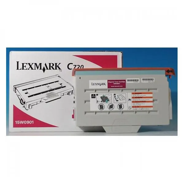 Lexmark originálny toner 15W0901, magenta, 7200str., Lexmark C720, X720 MFP, O