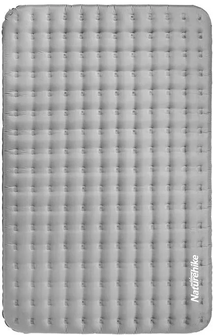 Nafukovací matrac Naturehike dvojitý nafukovací matrac 1,6 kg - šedý