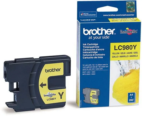 Cartridge Brother LC-980Y žltá