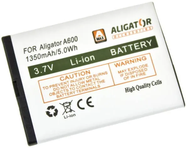 Batérie pre mobilný telefón ALIGATOR A600 / A610 / A620 / A430 / A670 / A680 / VS900, Li-Ion