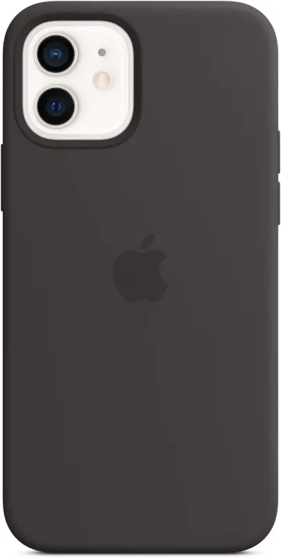 Kryt na mobil Apple iPhone 12 a 12 Pre Silikónový kryt s MagSafe čierny