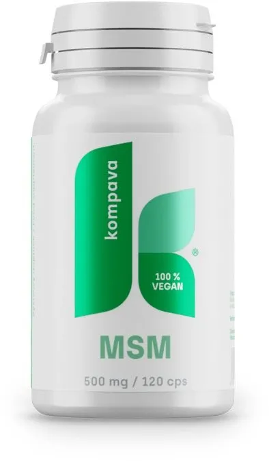 Kĺbová výživa Kompava MSM, 500 mg, 120 kapsúl