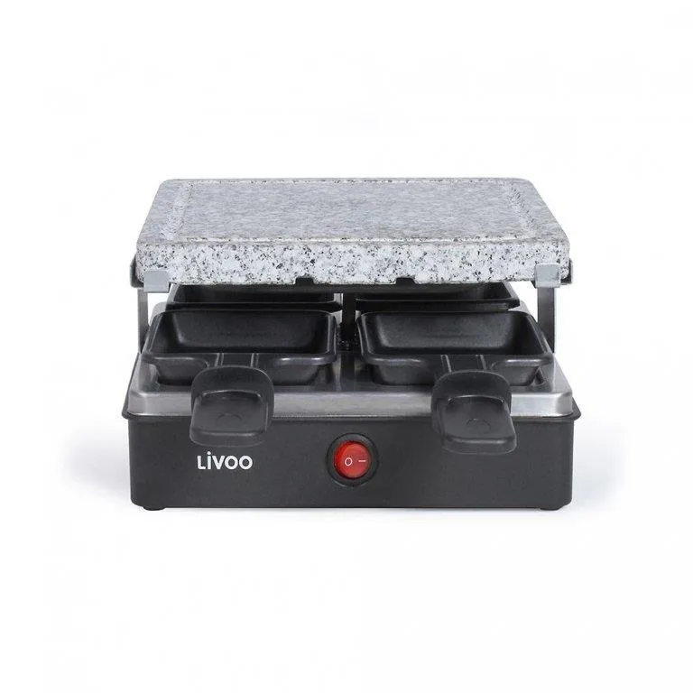 Elektrický gril Livoo DOC242 Raclette l, stolný, raclette a prenosný, príkon 600 W, počet
