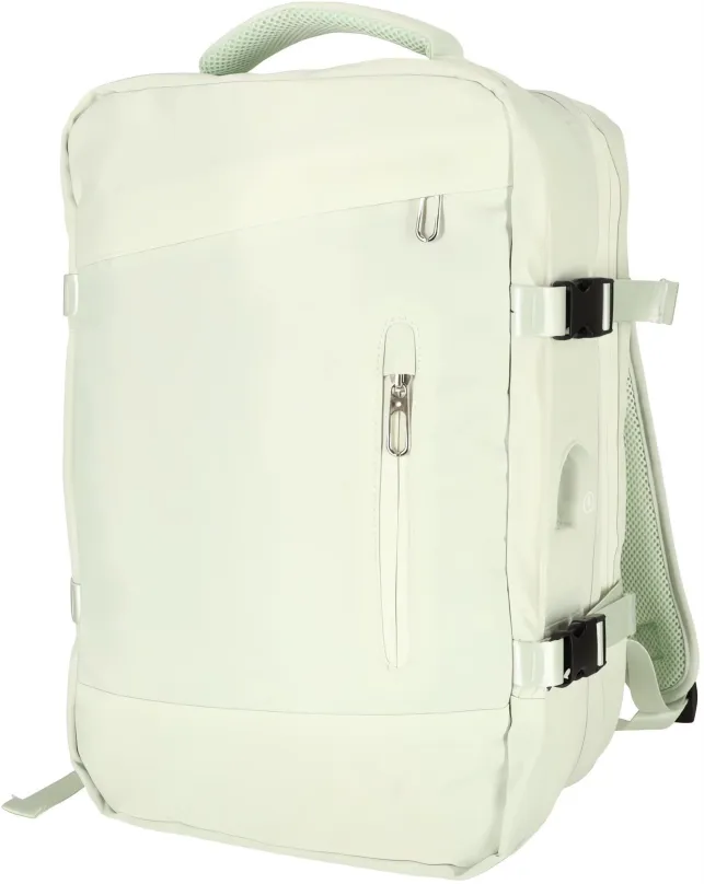 Batoh KIK KX4109 Cestovný batoh na notebook, rozšíriteľný, 26–36 l, USB, zelený