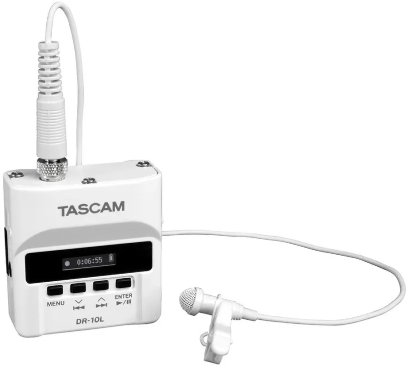 Záznamové zariadenie Tascam DR-10L WHITE