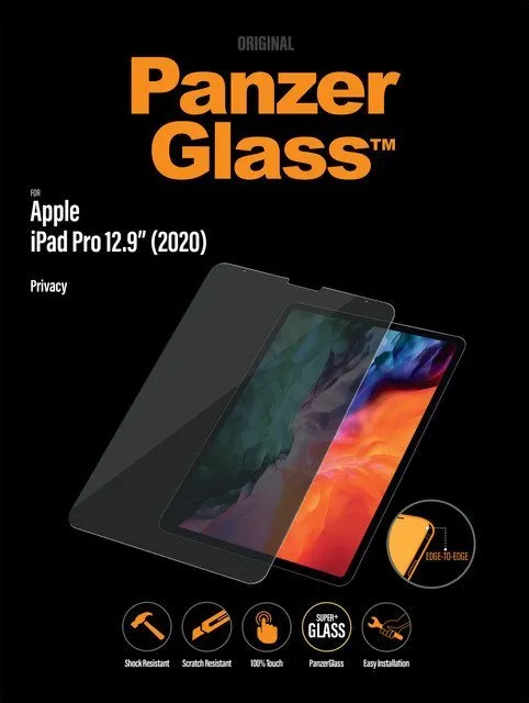 Ochranné sklo PanzerGlass Edge-to-Edge Privacy pre Apple iPad Pre 12.9 "(2020)
