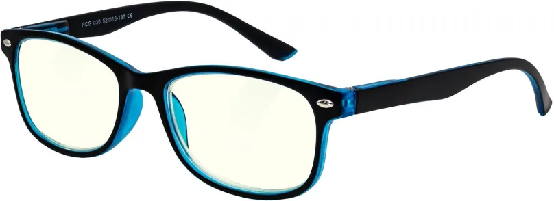 Okuliare na počítač GLASSA Blue Light Blocking Glasses PCG 030, +2,00 dio, čierno modré