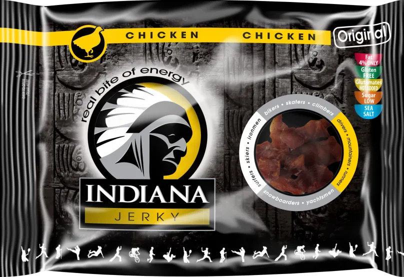 sušené mäso Indiana Jerky chicken Original 100g
