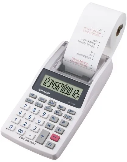 Kalkulačka SHARP EL 1611V sivá