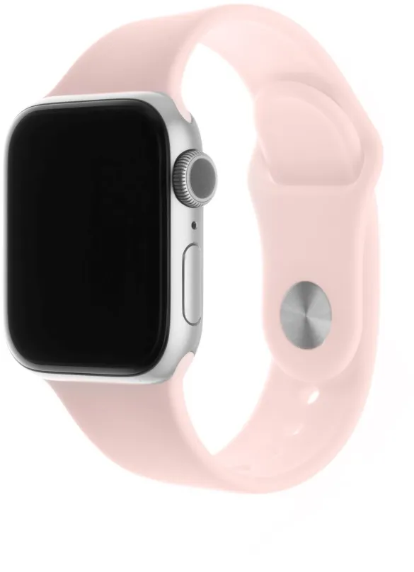 Remienok FIXED Silicone Strap SET pre Apple Watch 42/44/45/Ultra 49mm ružový
