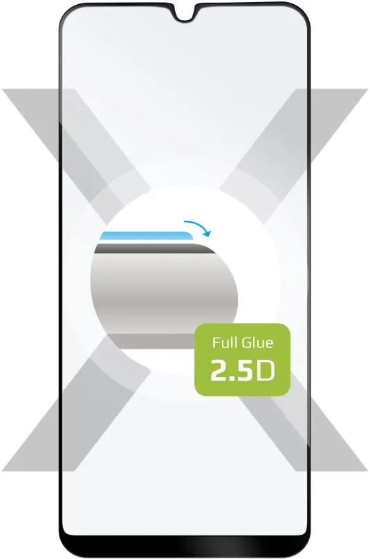 Ochranné sklo FIXED FullGlue-Cover pre Samsung Galaxy A20e čierne