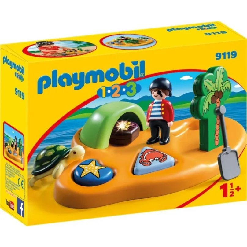 Playmobil 9119 Pirátsky ostrov (1.2.3)