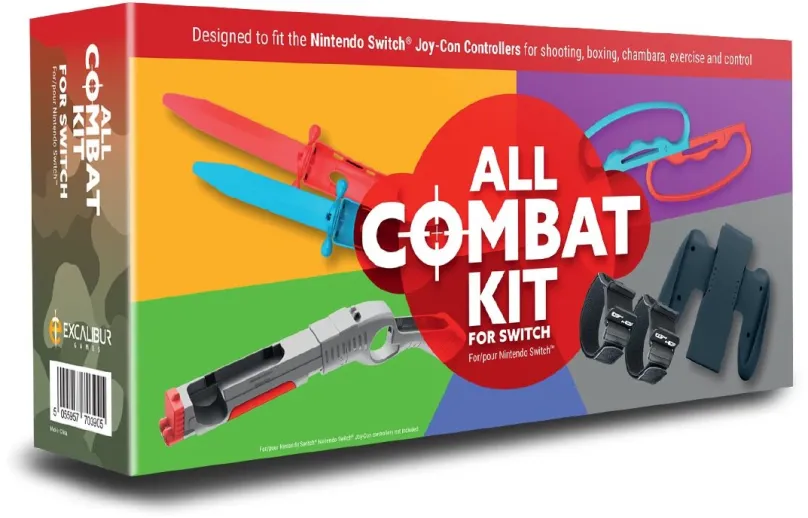 Príslušenstvo k ovládaču All Combat Kit - sada príslušenstva pre Nintendo Switch