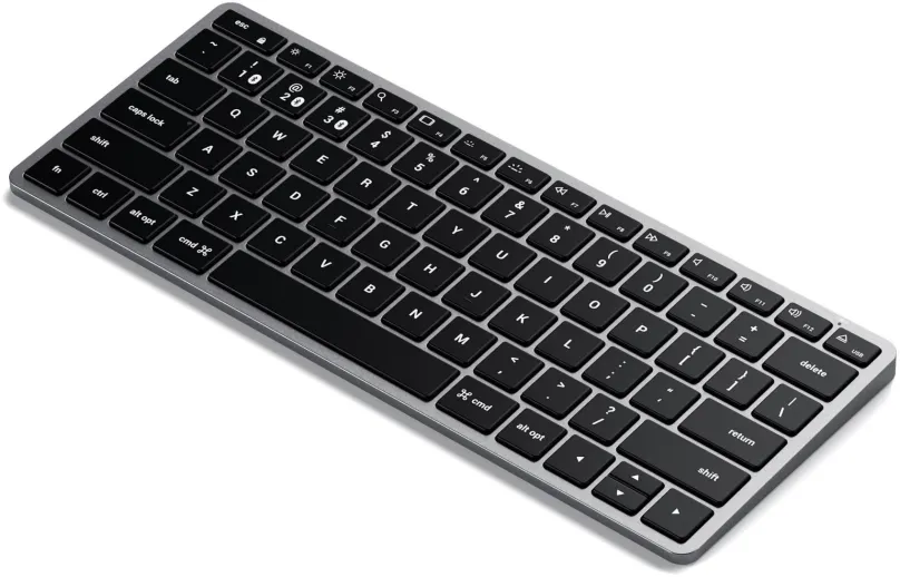 Klávesnica Satechi Slim X1 Bluetooth BACKLIT Wireless Keyboard - Space Grey - US