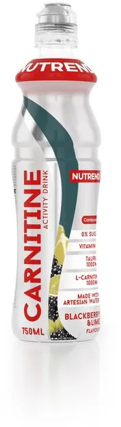 Spaľovač tukov Nutrend Carnitine Activity Drink 750 ml, ostružina + limetka