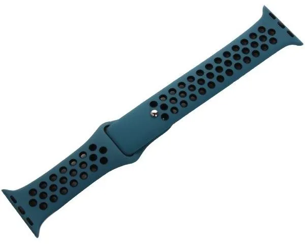 Remienok COTEetCI športový dierovaný remienok pre Apple Watch 38 / 40 / 41 mm čierna/modrá
