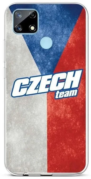 Kryt na mobil TopQ Realme 7i silikón Czech Team 57012