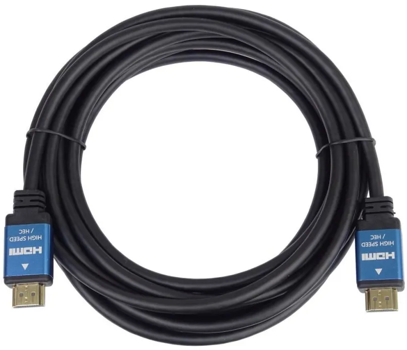 Video kábel PremiumCord Ultra HDTV 4K @ 60Hz kábel HDMI 2.0b kovové + pozlátené konektory 1,5m